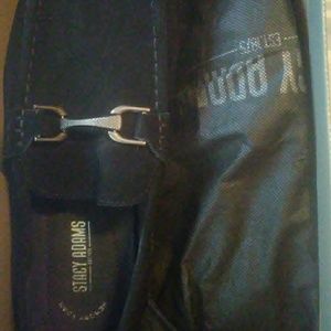 Stacy Adams Newcomb Black Suede 10 mens